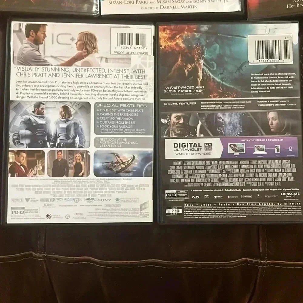 5 DVD Science Fiction and Drama Movies